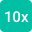 10 By 10 logo