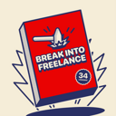Break into Freelance Design logo